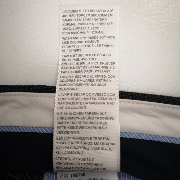 Dockers Men's Size 38/32 Charcoal Flat Front Straight Legs Dress Pants - Picture 6 of 14